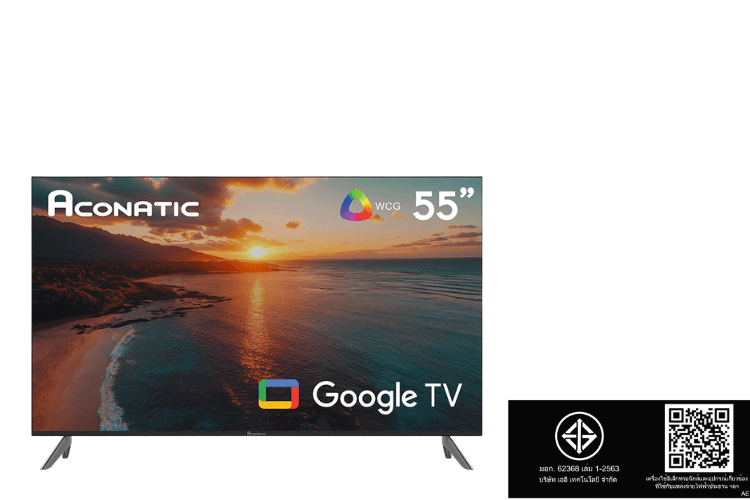 คิวแอลอีดีทีวี ทีวี ACONATIC 55 นิ้ว GOOGLE ทีวี 4K 55QS1000AN (รับประกัน 3 ปี)_7